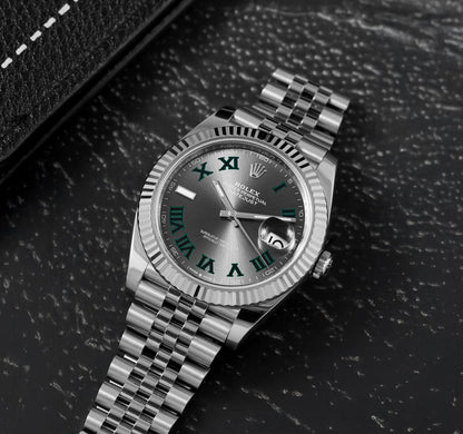 Datejust 126334 41mm Wimbledon Jub SS/SS Grey/Rmn VSF V2 DD3235v2