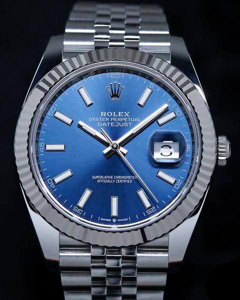 Datejust 126334 41mm Jus SS/SS Blue/Rmn RWF JH3235 (Weighted Approx.127g) (Free Sprung)