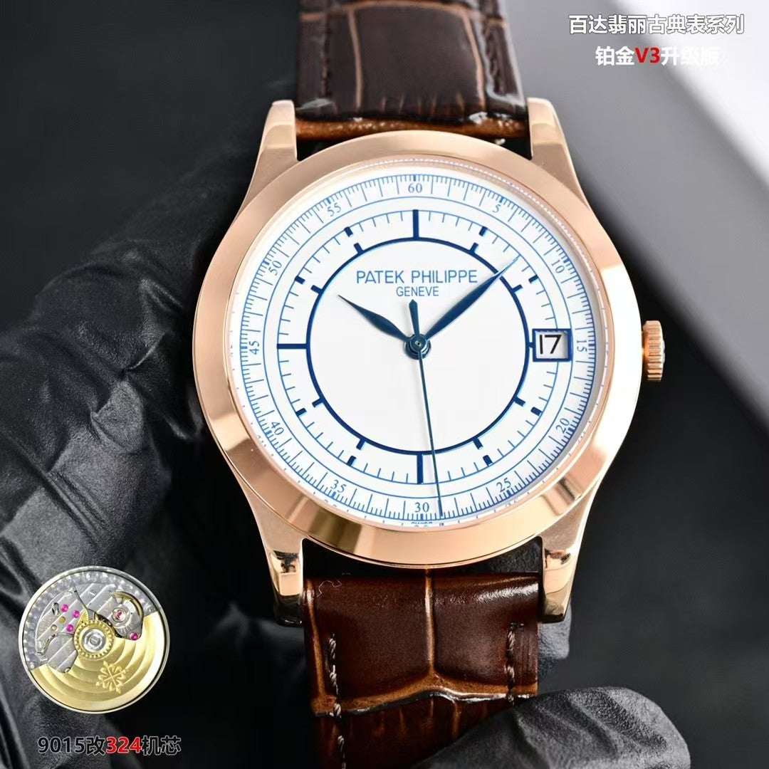 Calatrava 5296R RGLE WhiteStk ZF V3 A324SC