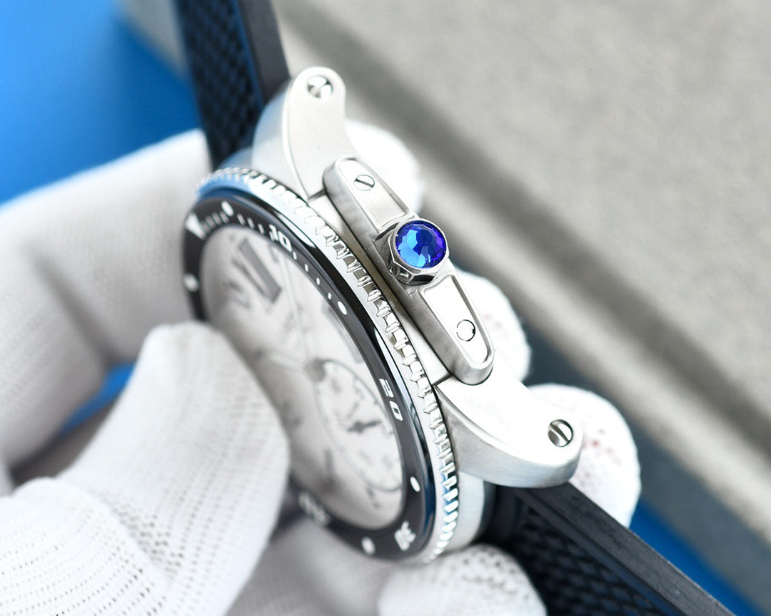 Cartier - Calibre de Cartier SS/RU Black JJF 1:1 Asia 23J Mod