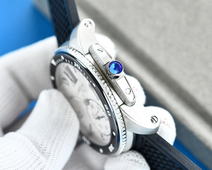 Cartier - Calibre de Cartier SS/RU Black JJF 1:1 Asia 23J Mod