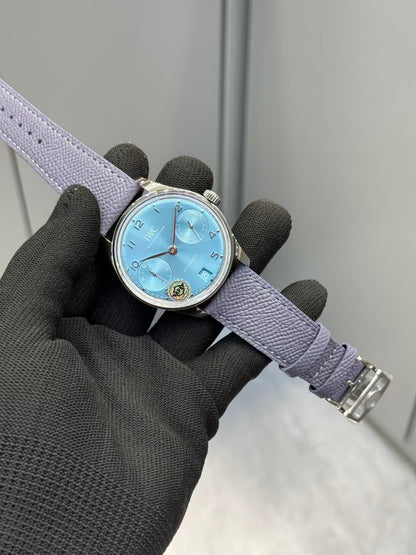 Portugieser 7 Days 2024 42mm RG SS/SS Ice Blue Dial APS A52010