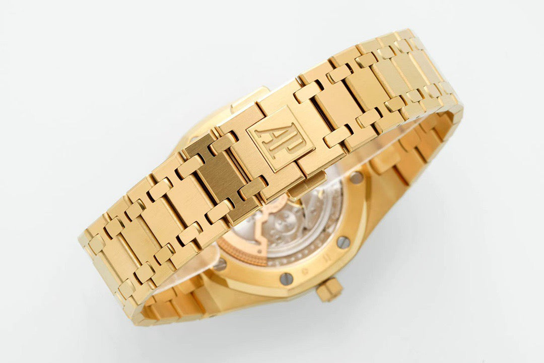 Royal Oak 16202 39mm YG/YG Smoked Gold Dial ZF A7121