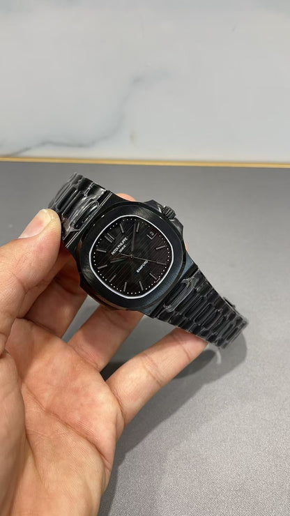 Nautilus AET 5711 40mm Black CerRU Black Dial AMGF MY9015