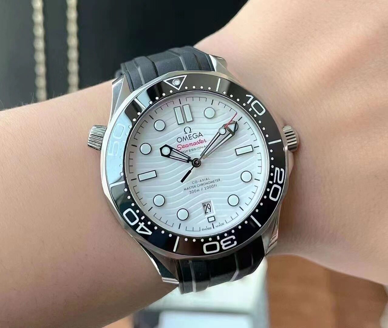 Seamaster 300m 42mm SS/SS White/Dot Dial ORF OR8800 Super Clone
