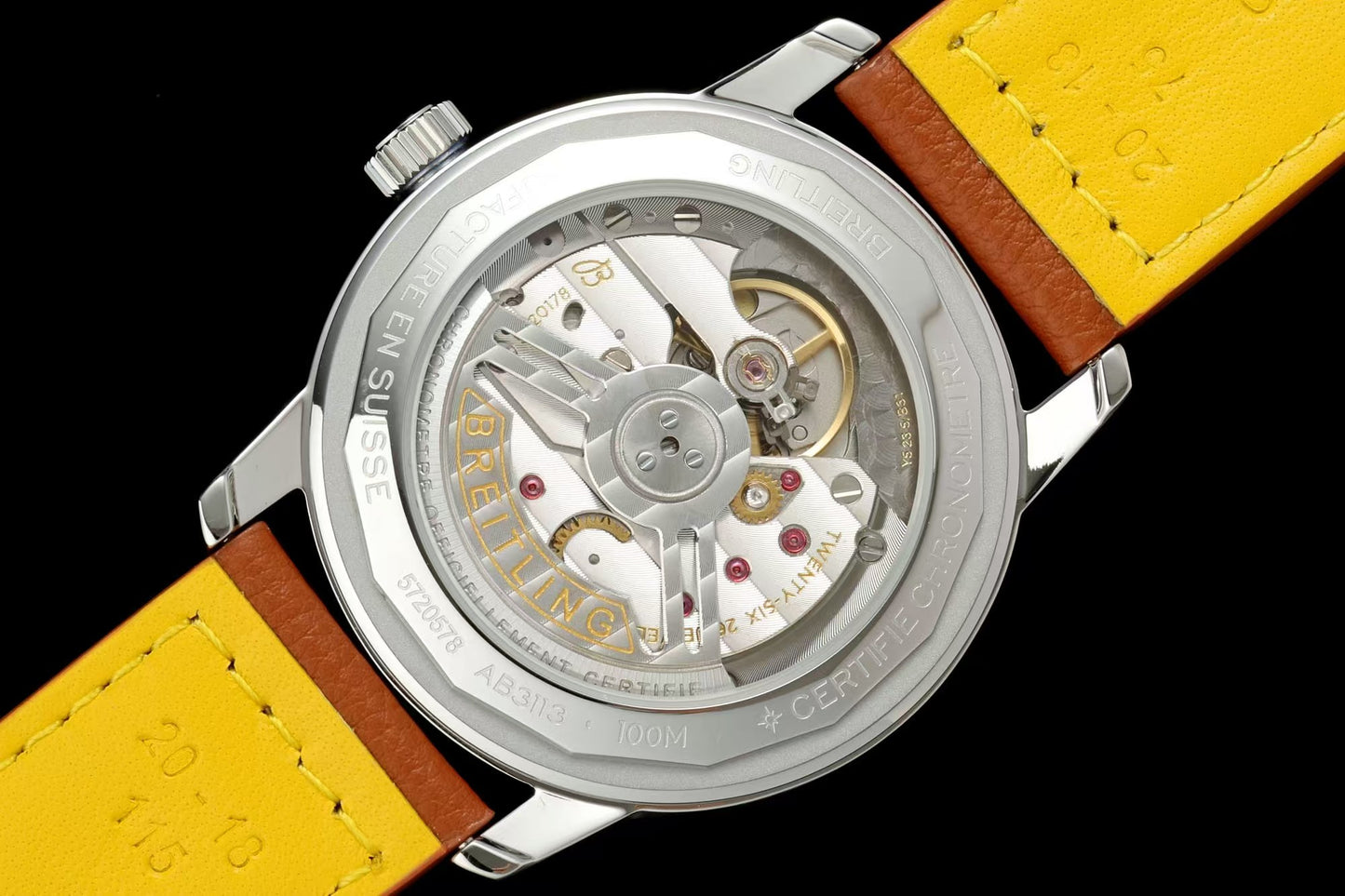 Top Time B31 38mm SS/LE White/Stk Dial BLF AB31