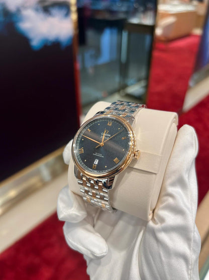De Ville Prestige Ladies 34mm SS/RG Blue Dial VSF A8800