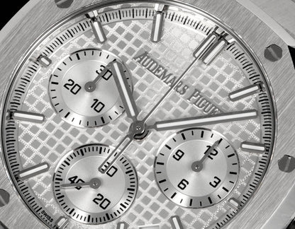 Royal Oak Chrono 26240ST 41mm SS/SS White Dial OCTA SH4401 (Free Sprung)