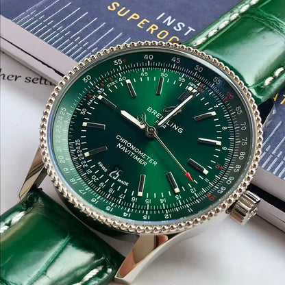 Navitimer 1 41mm Date SS/LE Green Dial TF A2824
