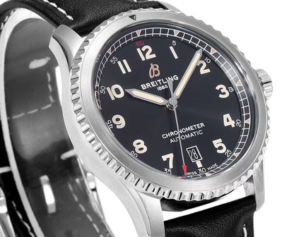 Breitling - Navitimer 8 Automatic 41 A17314 SS/LE Black ZF A2824