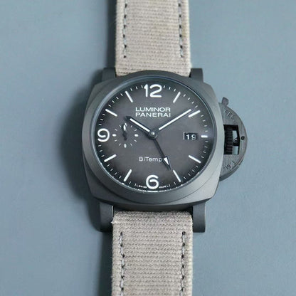 Luminor BiTempo PAM1467 44mm DLC/NY Grey Dial VSF P9010