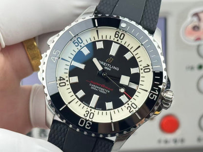 Superocean 46mm SS/SS Black Dial BLF A2824
