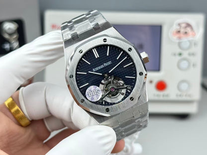 Royal Oak Tourbillon 41mm SS/SS dark Blue/Stk R8F V2 Flying Tourb