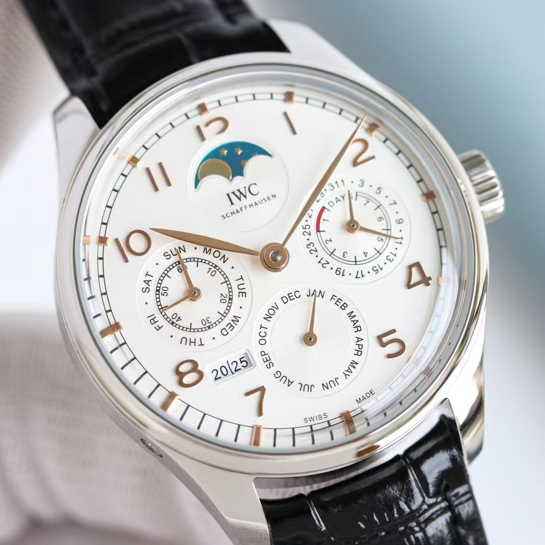 Portugieser Perpetual Calendar 5033 44mm SS/LE Dark Gray/Num APSF A51613
