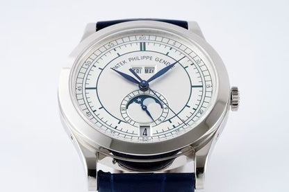 Annual Calendar Moonphase 5396 SSLE White Dial ZF A324