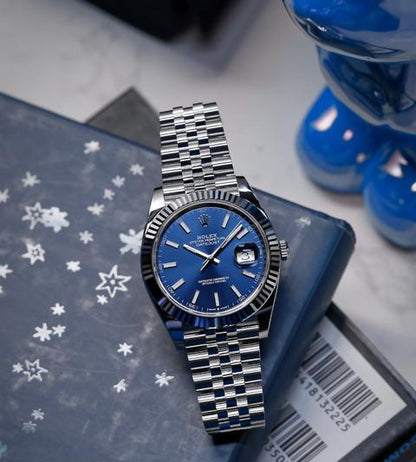 Datejust 126334 41mm Jus SS/SS Blue/Rmn RWF JH3235 (Weighted Approx.127g) (Free Sprung)