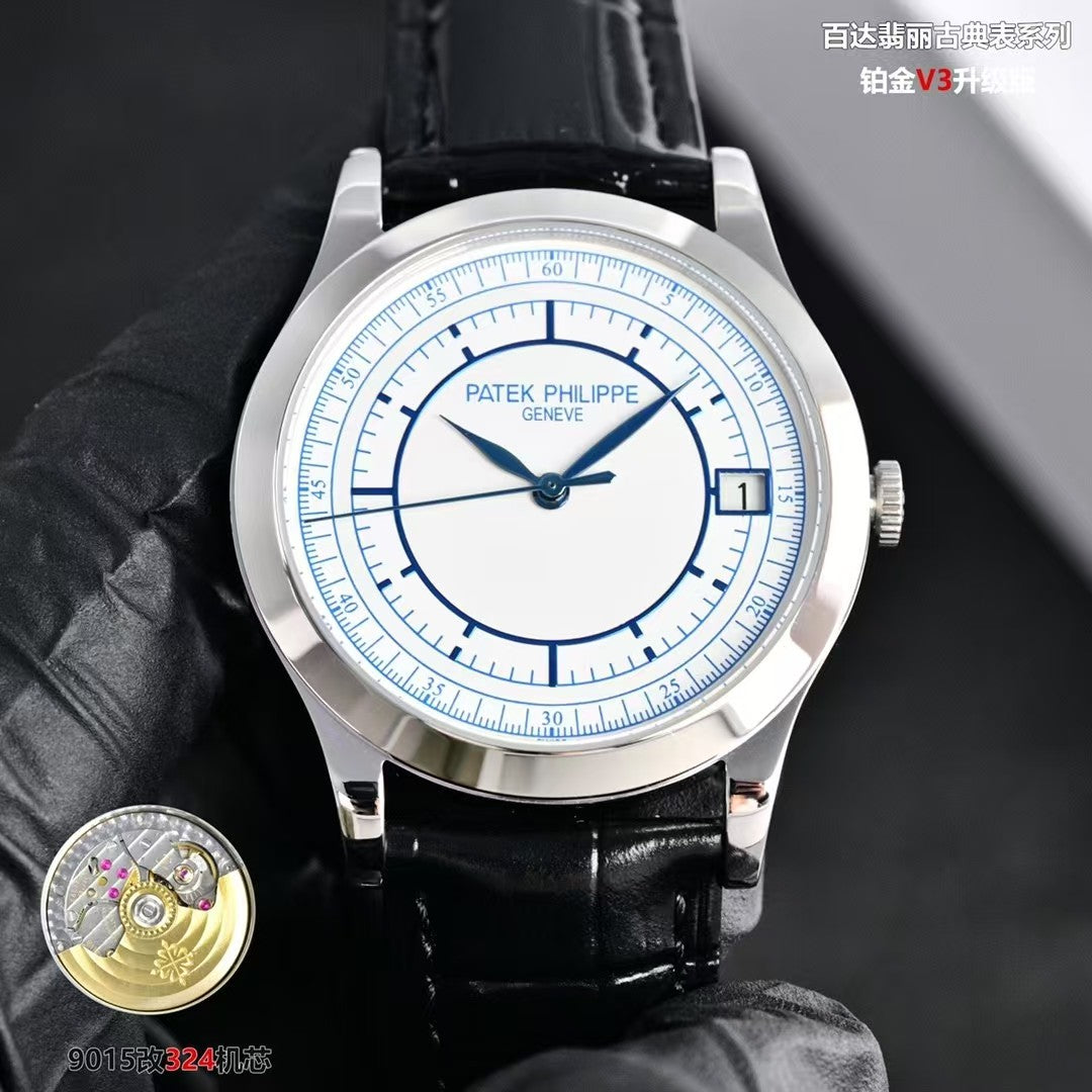 Calatrava 5296R RGLE WhiteStk ZF V3 A324SC