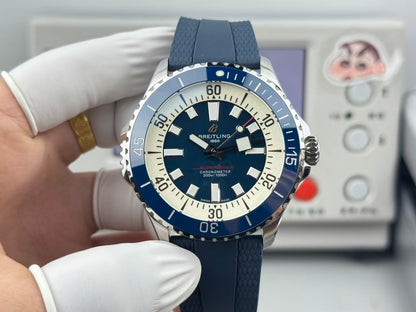 Superocean 42mm SSRU Blue Dial BLF A2824