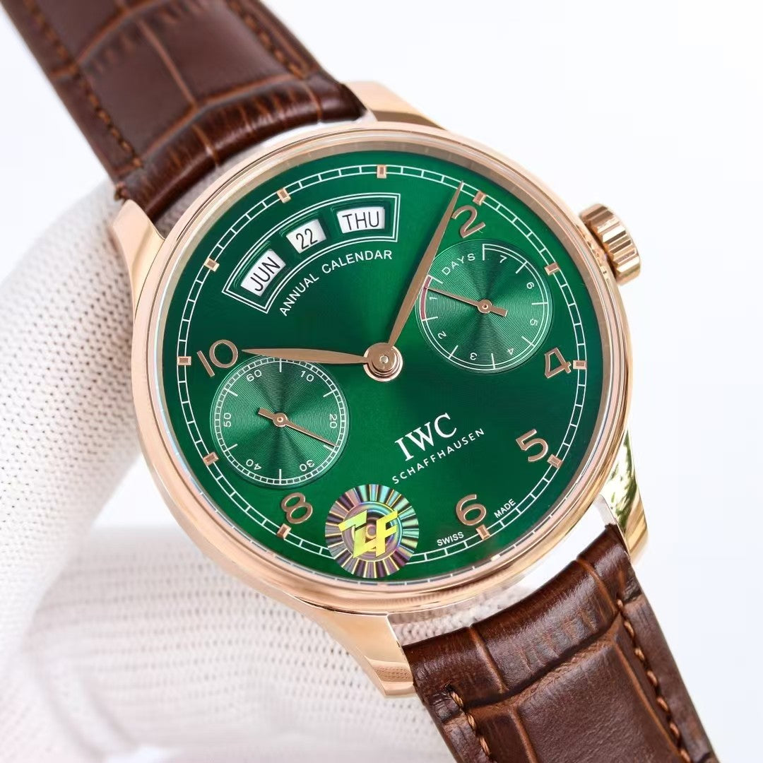 Big Pilot Annual Calendar IW502702  Green 46mm SS/LE AZF A52850