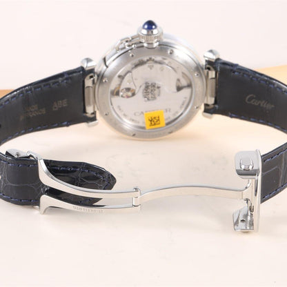 Pasha De Cartier Ladies 30mm Grey RG SS/LE White Dial AF Quartz