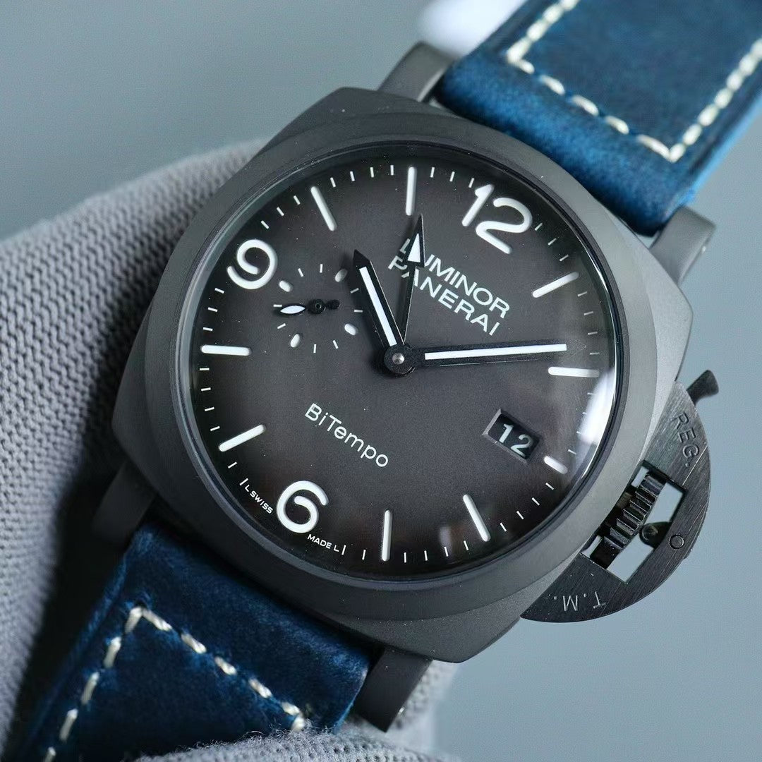 Luminor BiTempo PAM1467 44mm DLC/NY Grey Dial VSF P9010