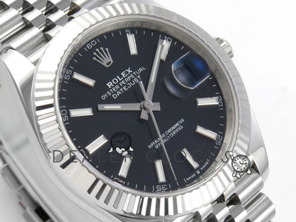 Datejust 126334 41mm Jus SS/SS Black/Stk RGF JH3235 (Weighted Approx.131g) (Free Sprung)