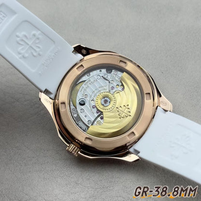 Aquanaut Ladies 35.6mm Dia RG/RU White Dial PPF A324