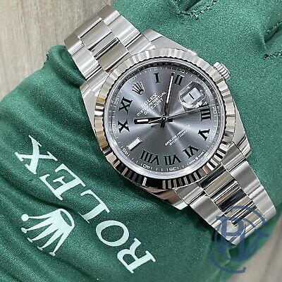 Datejust 126334 41mm Wimbledon Jub SS/SS Grey/Rmn VSF V2 DD3235v2