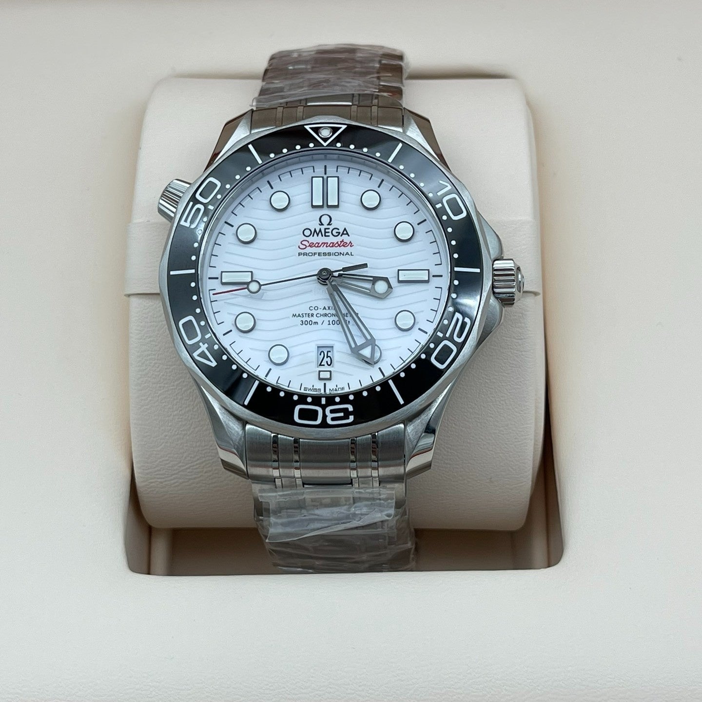 Seamaster 300m 42mm SS/SS White/Dot Dial ORF OR8800 Super Clone